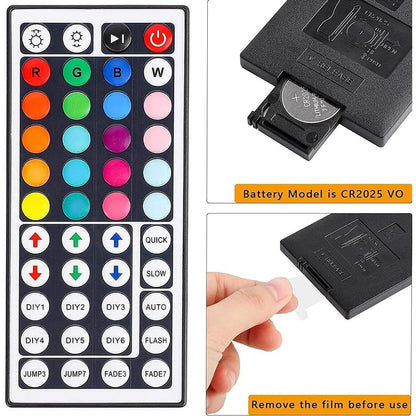 compatible with smd 5050, 2835, and 3528 rgb led strip lights