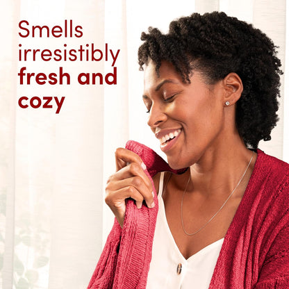 compatible with the matching downy cozy collection fabric softener for scent layering
