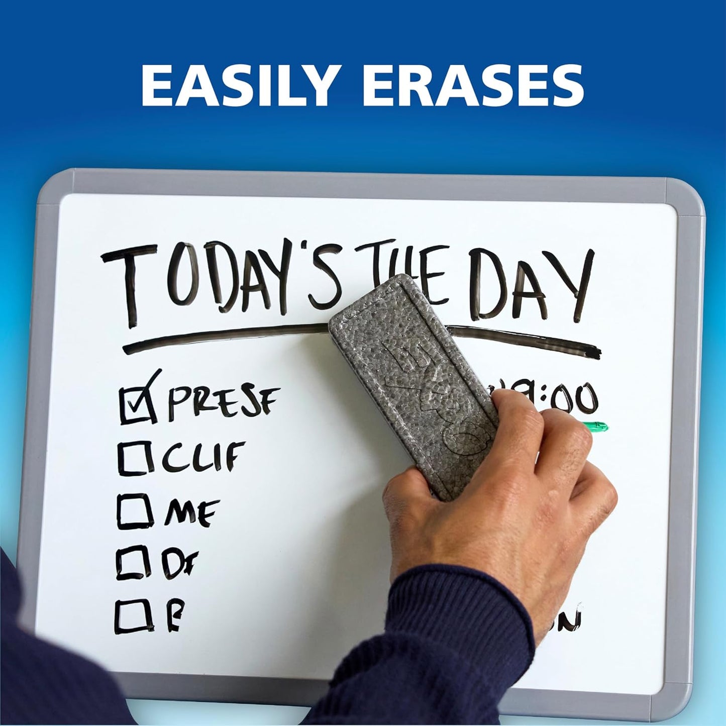 compatible with whiteboards and most non-porous surfaces