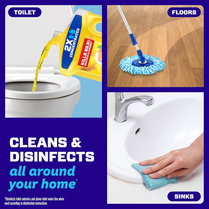 concentrated dilutable liquid designed for mop-and-bucket use