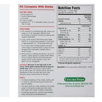 Concord Foods Candy Apple Kit – Bulk 5-Pack for PTO and Nonprofit Fundraising Booths, Easy Batch Cooking for Large Group Events