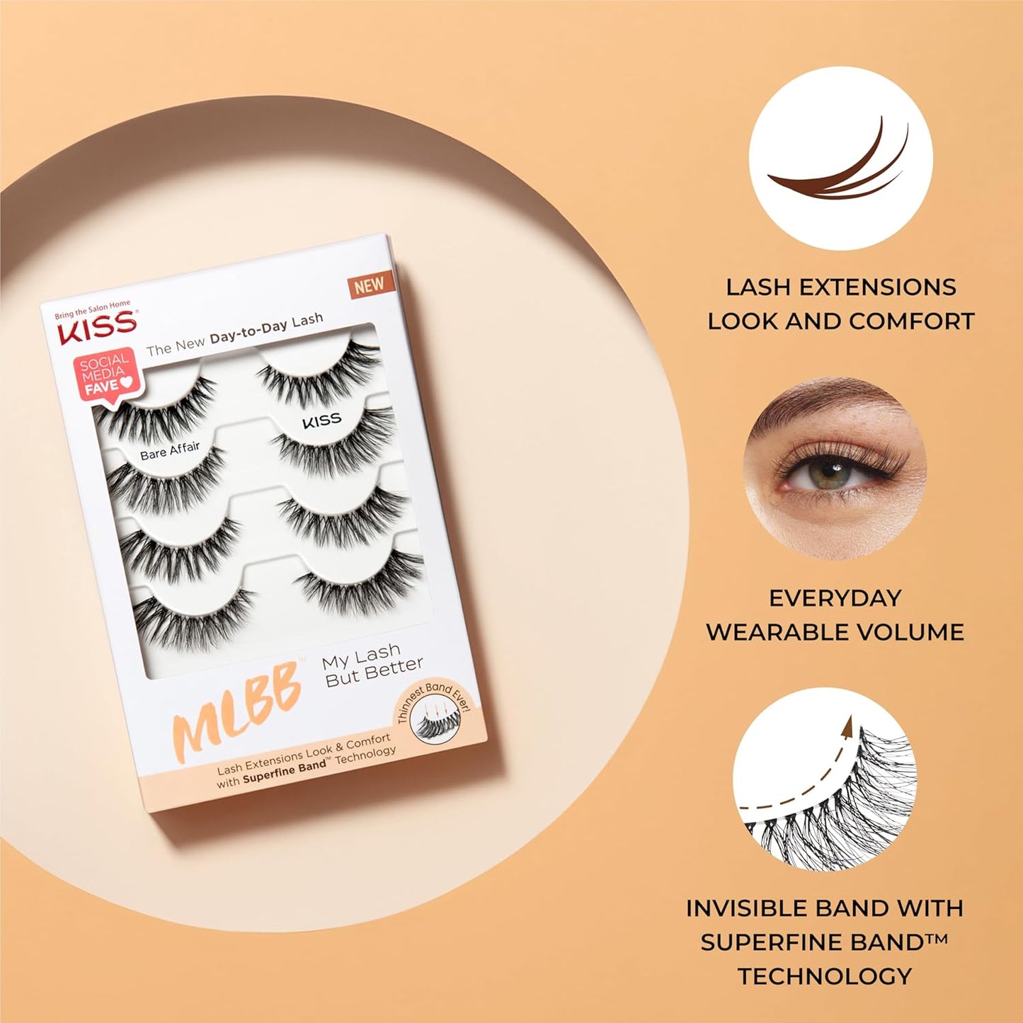 contact lens friendly and lightweight construction
