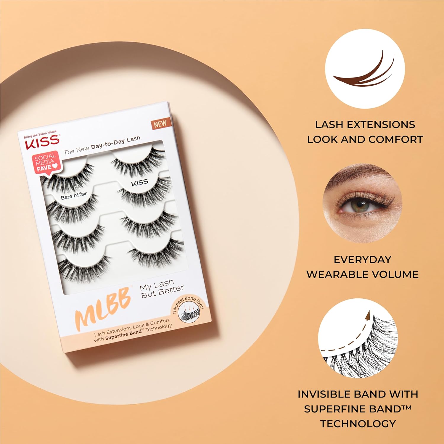 contact lens friendly and lightweight construction