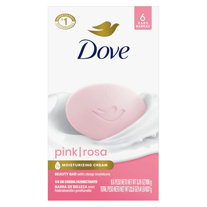 contains 1/4 moisturizing cream blended into each bar for hydration during cleansing