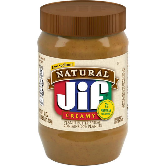 contains 90% peanuts in a 40 oz plastic jar
