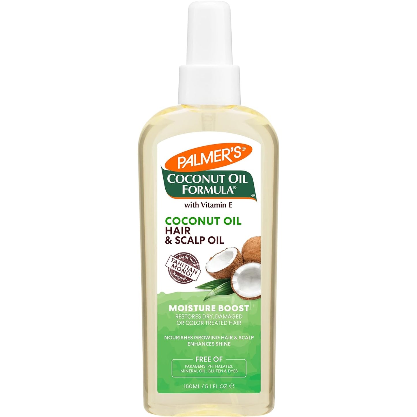 continuous-mist spray applicator for even, no-mess distribution to hair and scalp