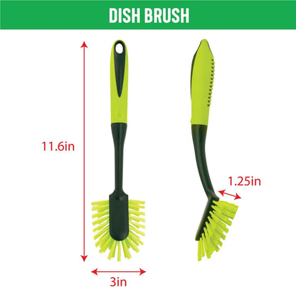 contoured no-slip comfort grip on every brush