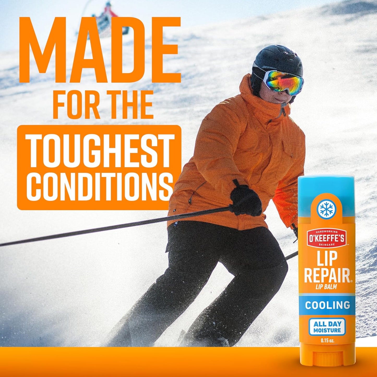 cooling relief formula with peppermint flavor/sensation