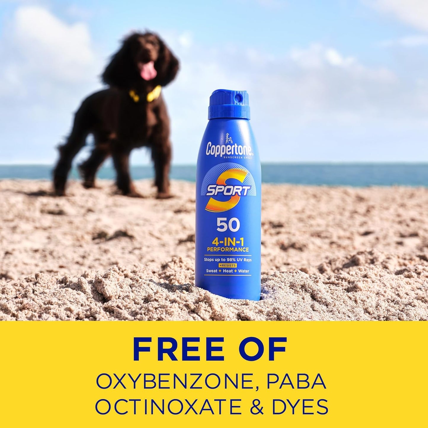 Coppertone SPORT Clean Formula Sunscreen – Oxybenzone-Free and Octinoxate-Free SPF for Sensitive Skin Buyers