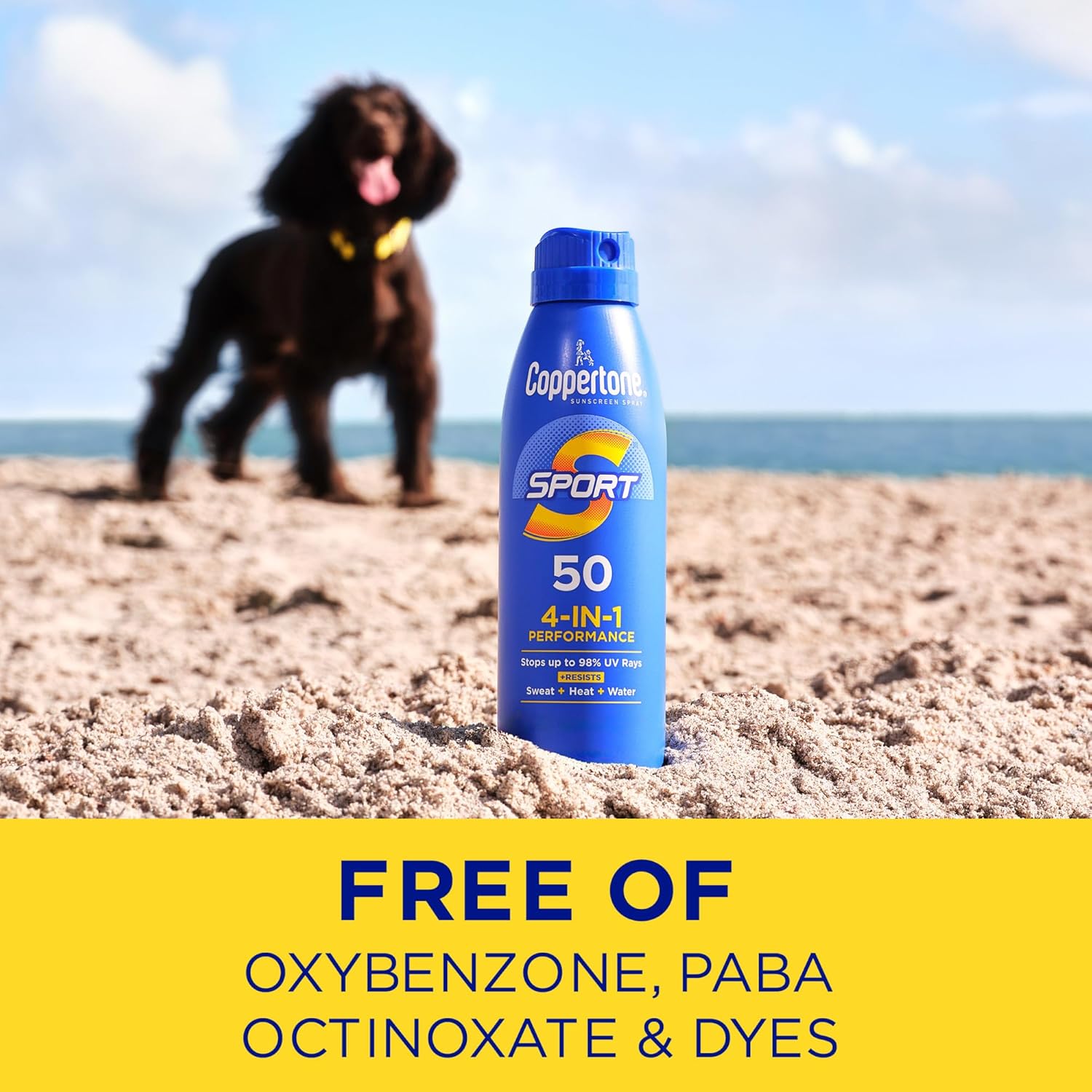 Coppertone SPORT Clean Formula Sunscreen – Oxybenzone-Free and Octinoxate-Free SPF for Sensitive Skin Buyers