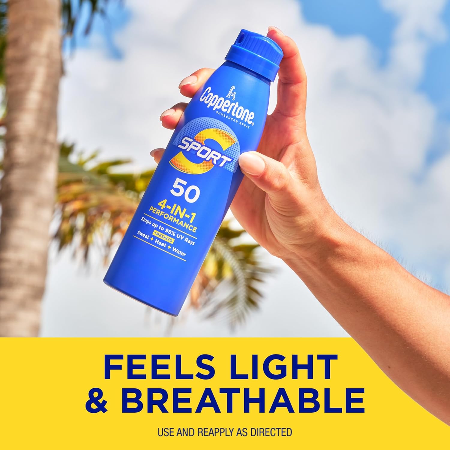 Coppertone SPORT Clean Formula Sunscreen – Oxybenzone-Free and Octinoxate-Free SPF for Sensitive Skin Buyers