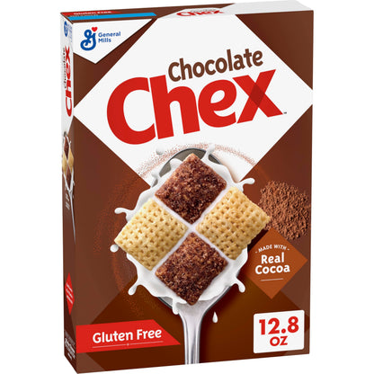 Corn Chex Gluten Free Cereal – Family Size 18 oz Box for Kids Breakfast and Lunchbox Packing