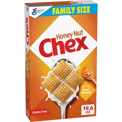 Corn Chex Gluten Free Cereal – Family Size 18 oz Box for Kids Breakfast and Lunchbox Packing