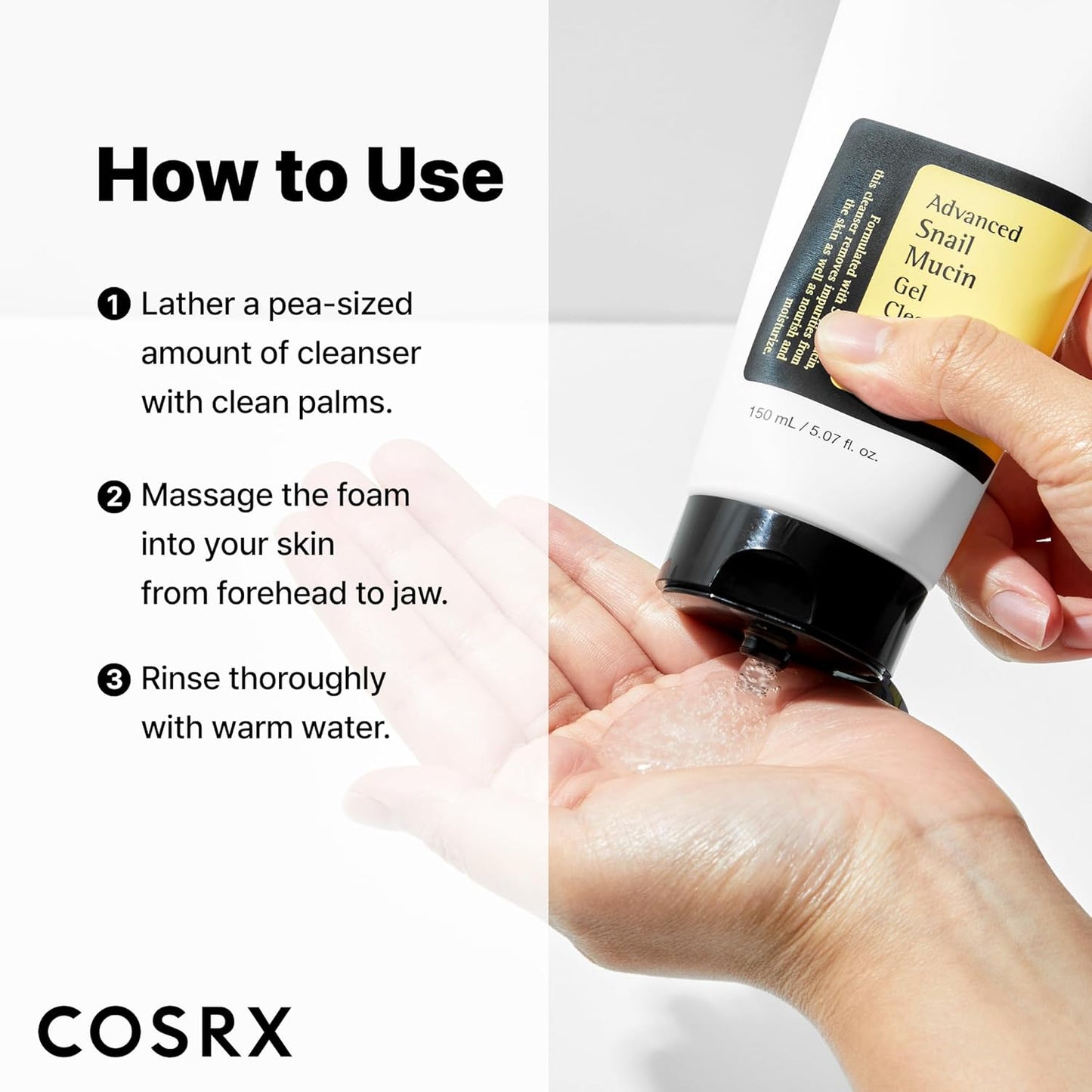 COSRX Advanced Snail Mucin Gel Cleanser – Thoughtful K-Beauty Gift for Women Who Love Hydrating Skincare