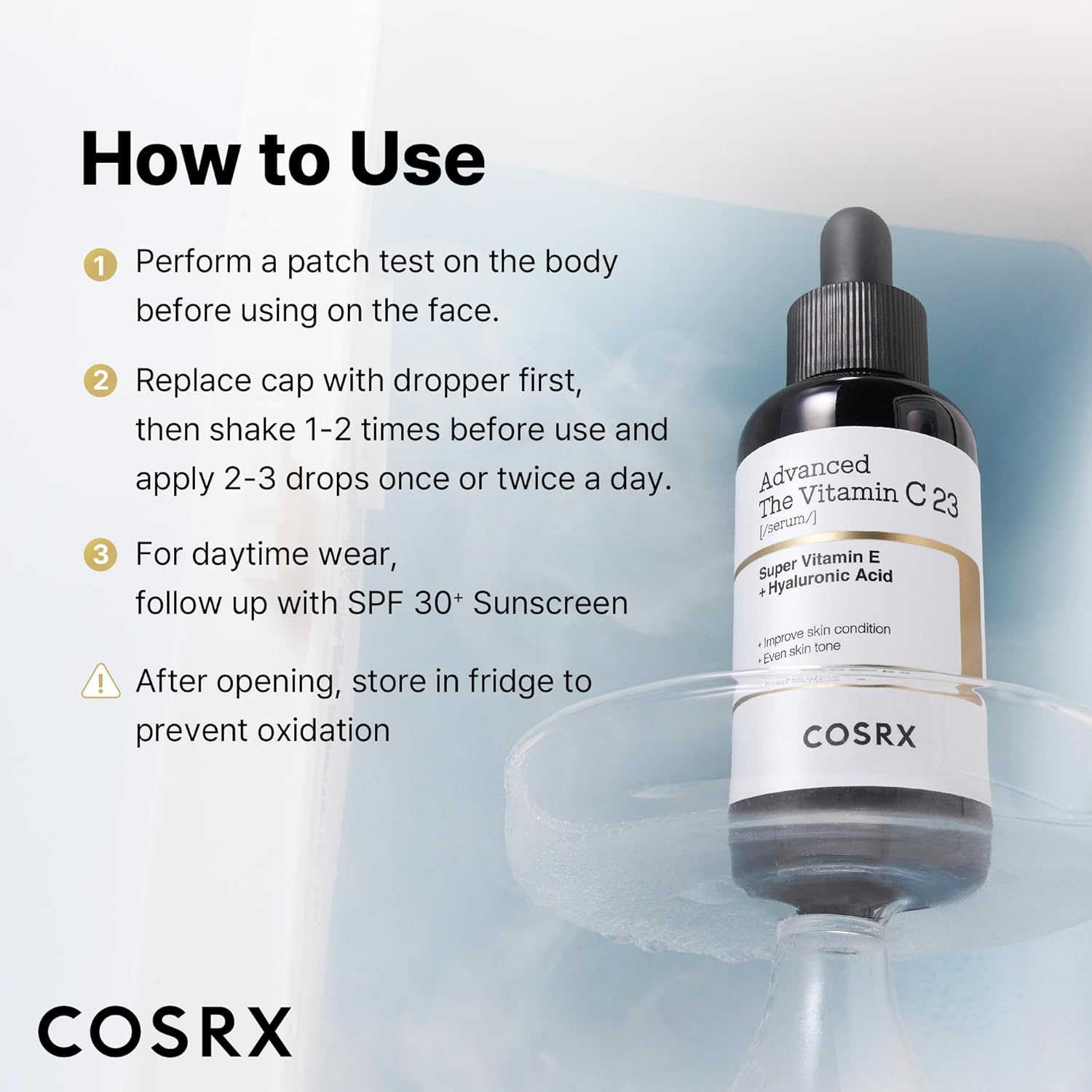 COSRX Advanced Vitamin C Serum – Elegant Mother's Day Gift, Anti-Aging Korean Skincare for Wife and Girlfriend