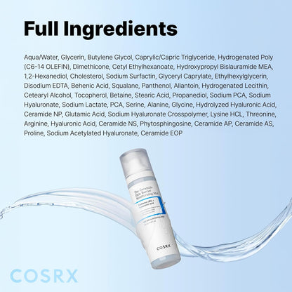 COSRX Barrier Cream Face Mist – Soothing Ceramide Mist for Mindful Self-Care Routine, Sensitive Skin Hydrator 4.06 fl.oz