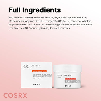 COSRX BHA Toner Pads – Thoughtful Birthday Gift for Her, K-Beauty Exfoliating Skincare Set