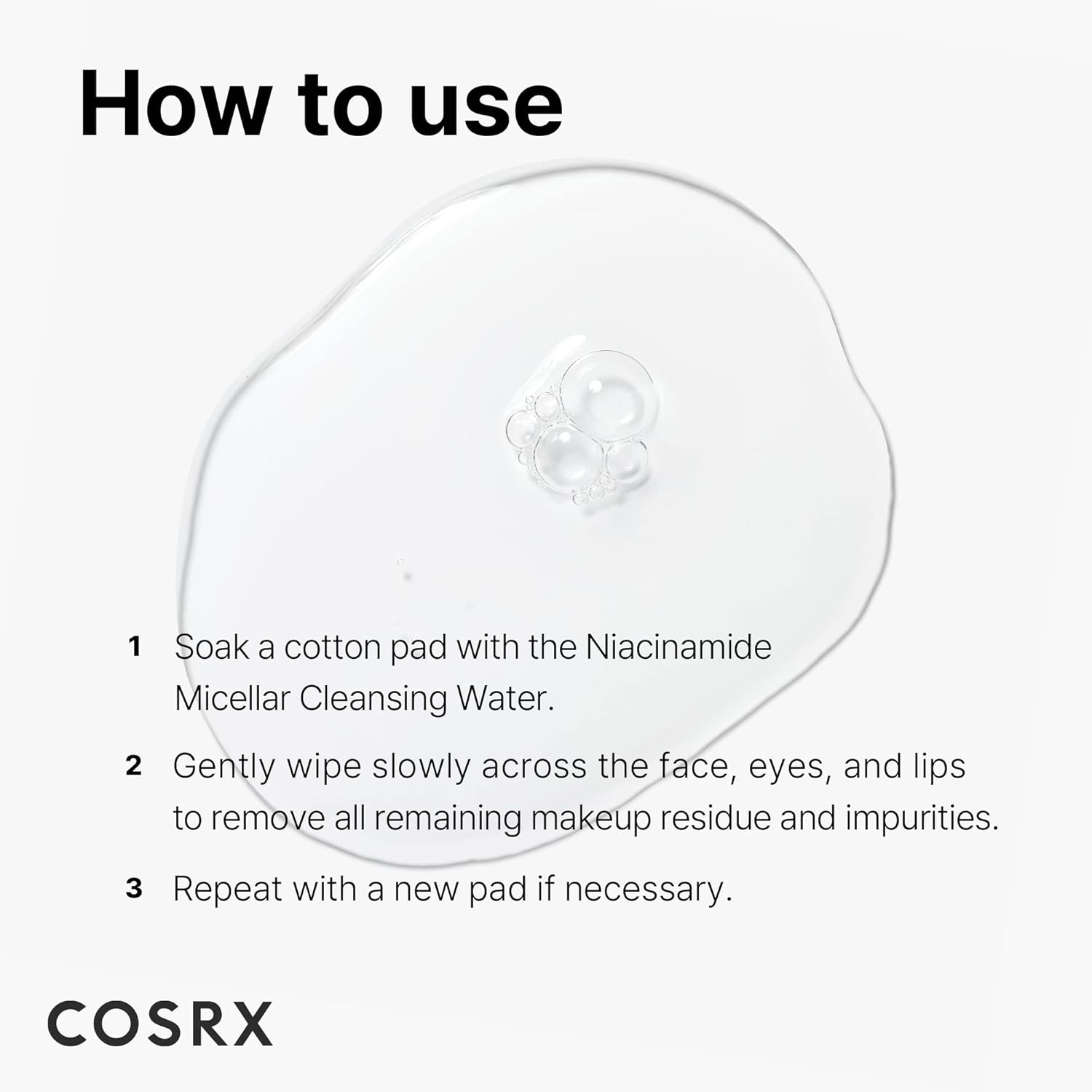 COSRX Low pH Niacinamide Micellar Cleansing Water – Thoughtful Skincare Gift for Her, Sensitive Skin Friendly