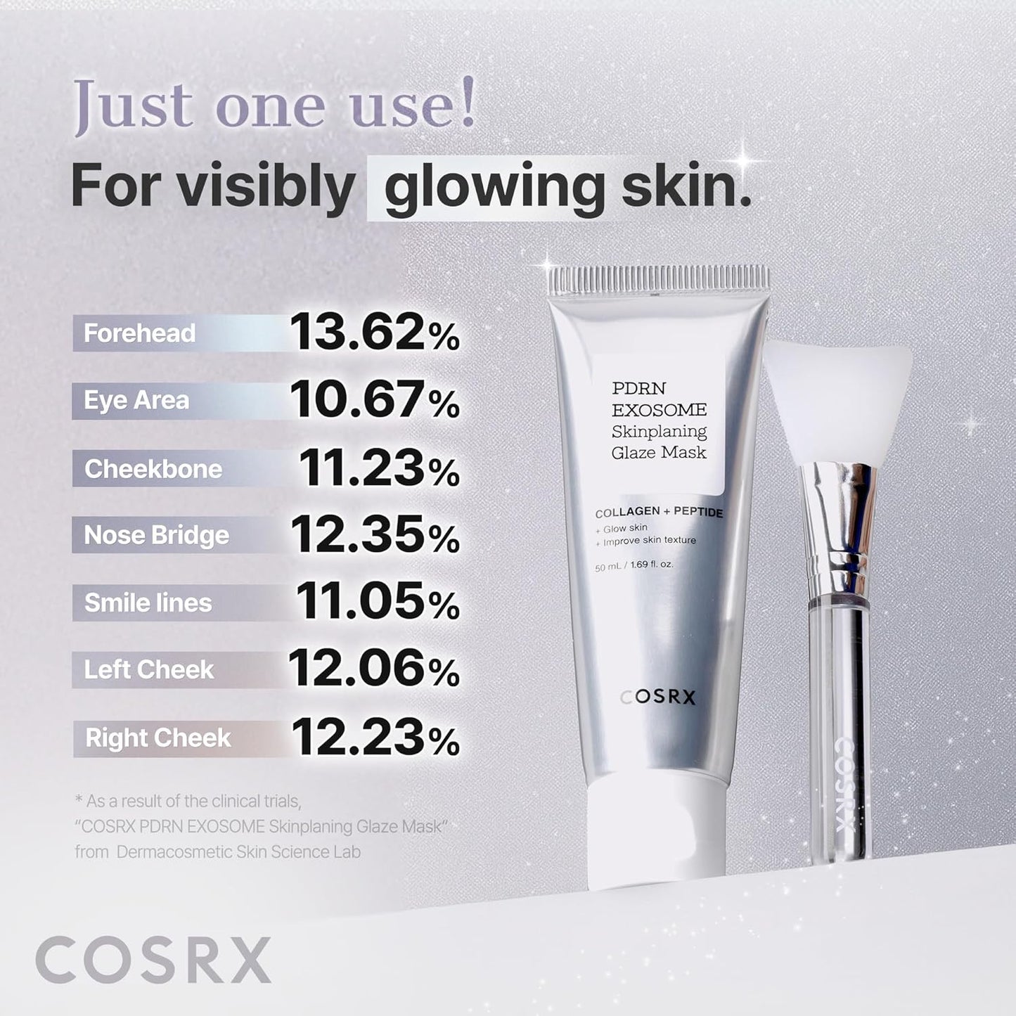 COSRX PDRN Exosome Glaze Wrapping Mask – Premium K-Beauty Anti-Aging Treatment for Vanity Mirror Station