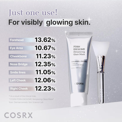 COSRX PDRN Exosome Glaze Wrapping Mask – Premium K-Beauty Anti-Aging Treatment for Vanity Mirror Station