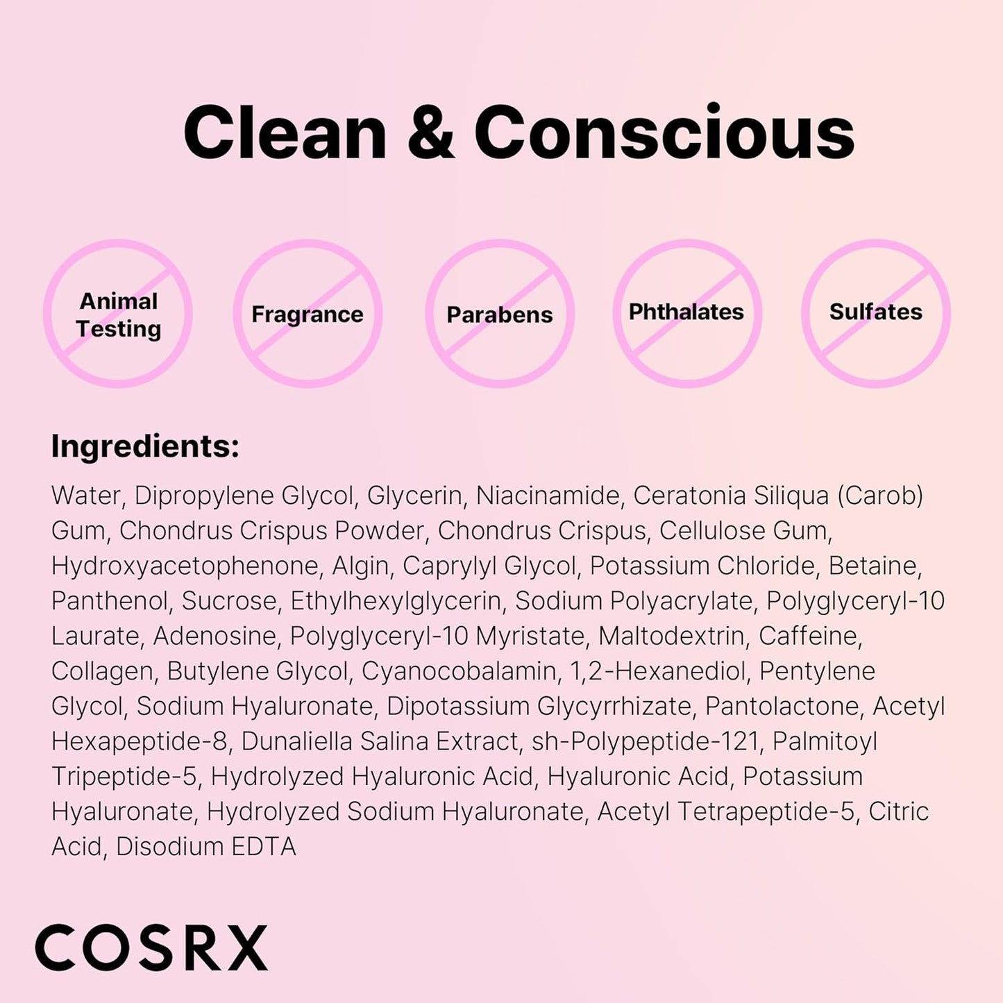 COSRX Pink Peptides Hydrogel Mask – Clean Beauty Staple for an Uncluttered Bathroom Counter