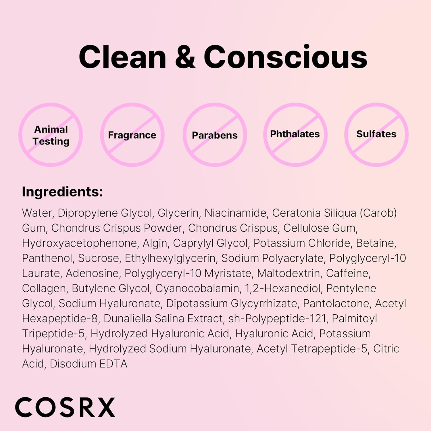 COSRX Pink Peptides Hydrogel Mask – Clean Beauty Staple for an Uncluttered Bathroom Counter