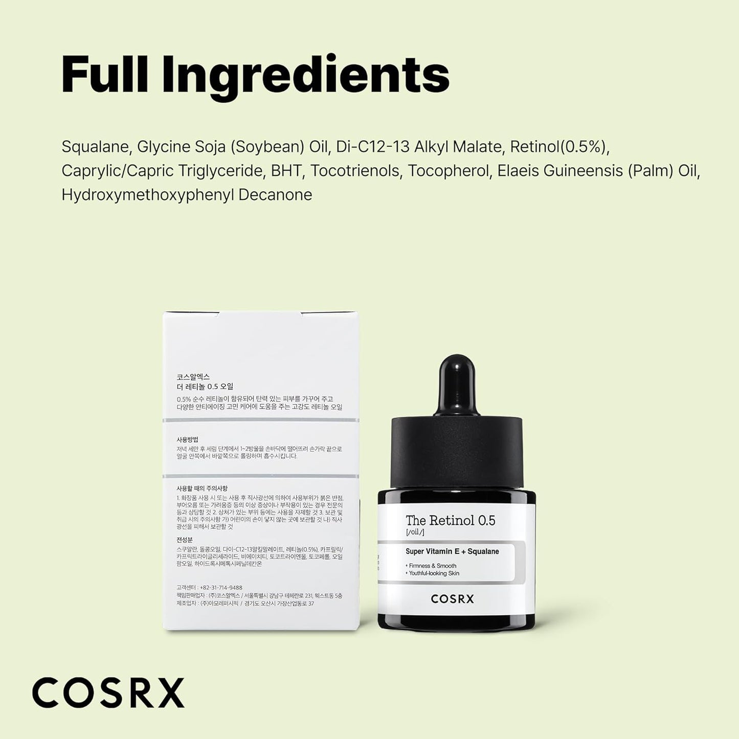 COSRX Retinol 0.5 Oil – Gentle Anti-Aging Treatment for a Restorative Evening Skincare Ritual
