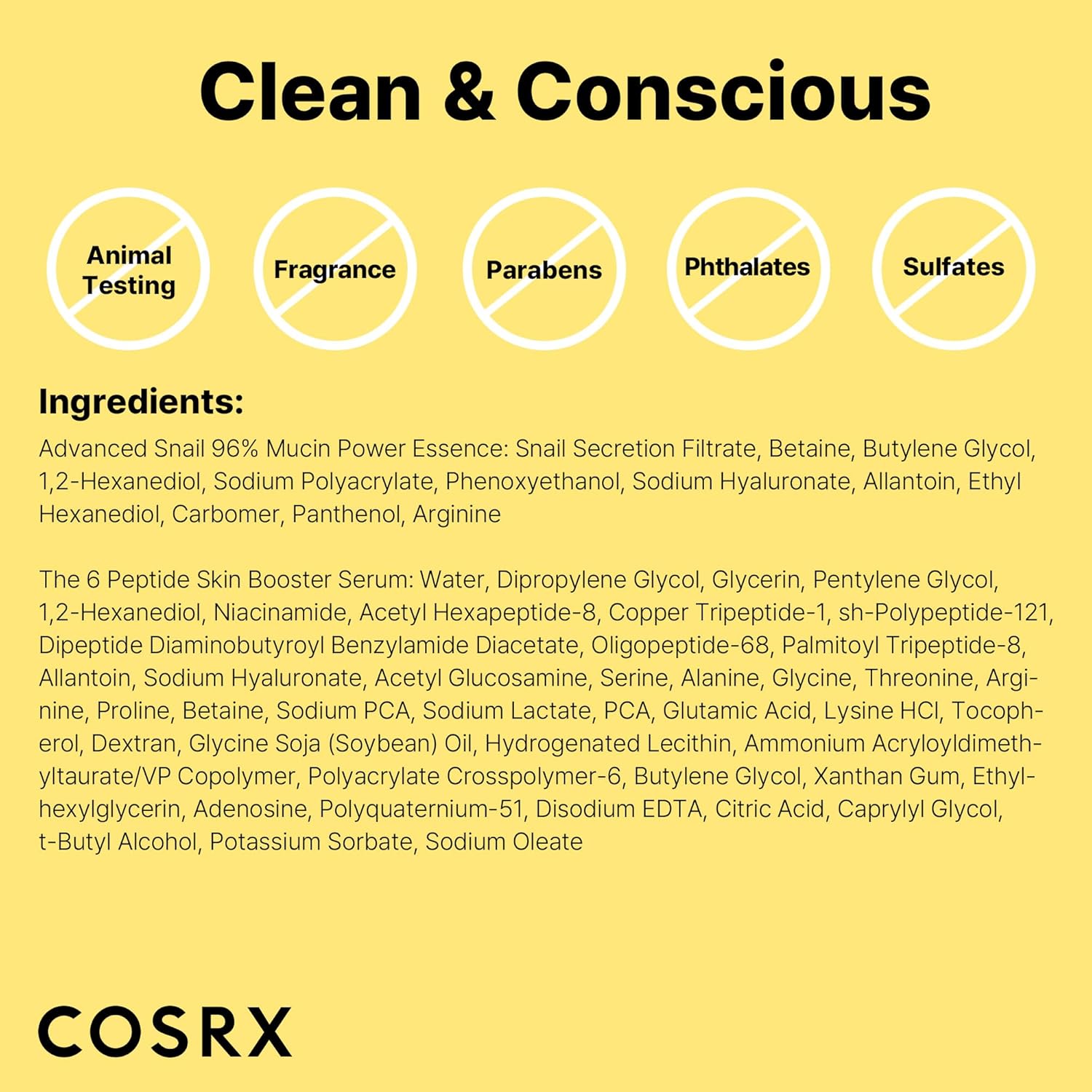 COSRX Snail Mucin 96% Peptide Booster Set - Thoughtful Mothers Day Gift for Mom Who Loves K-Beauty, Two-Step Serum Routine