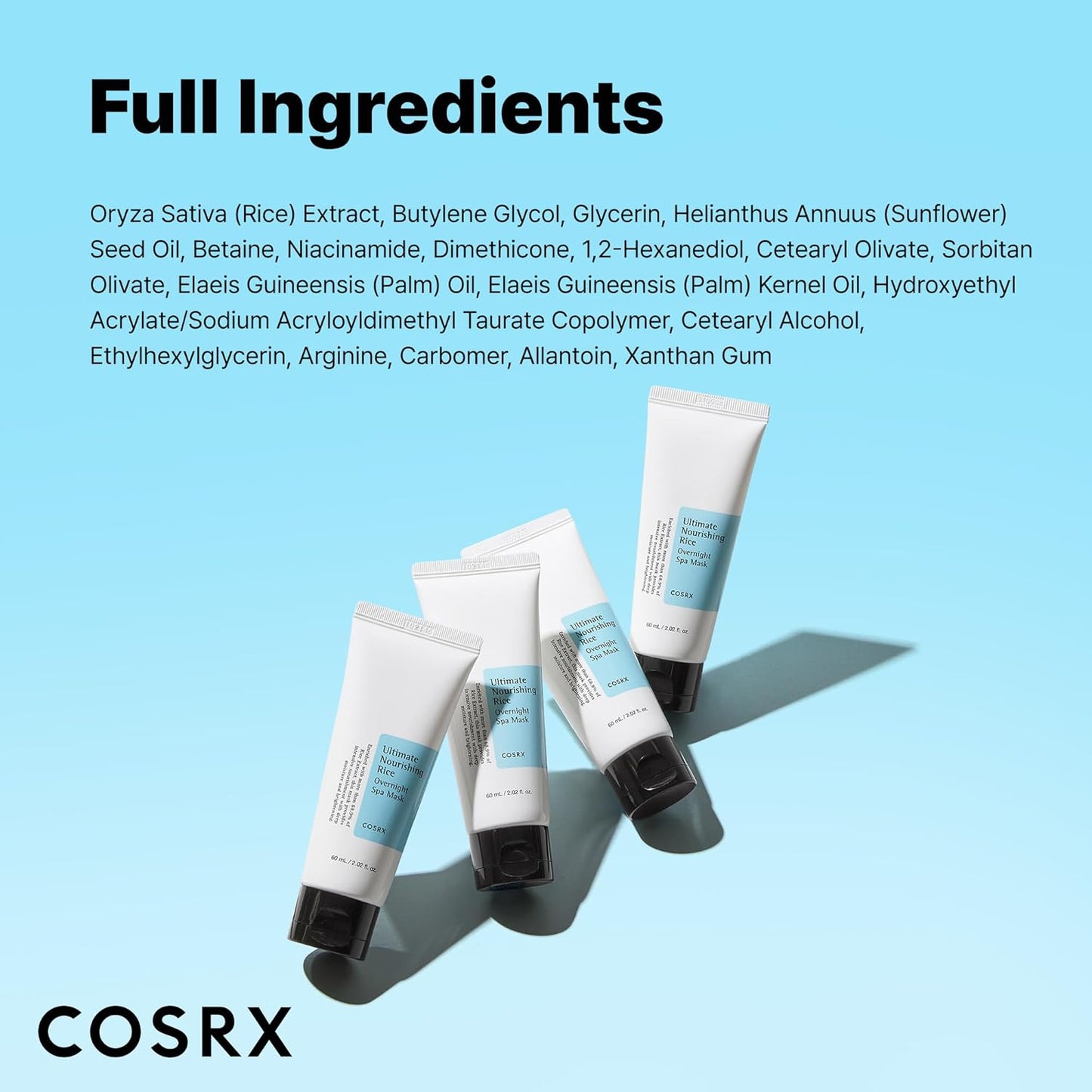 COSRX Ultimate Nourishing Rice Overnight Spa Mask – Thoughtful Birthday Gift for Her with a Next-Morning Glow