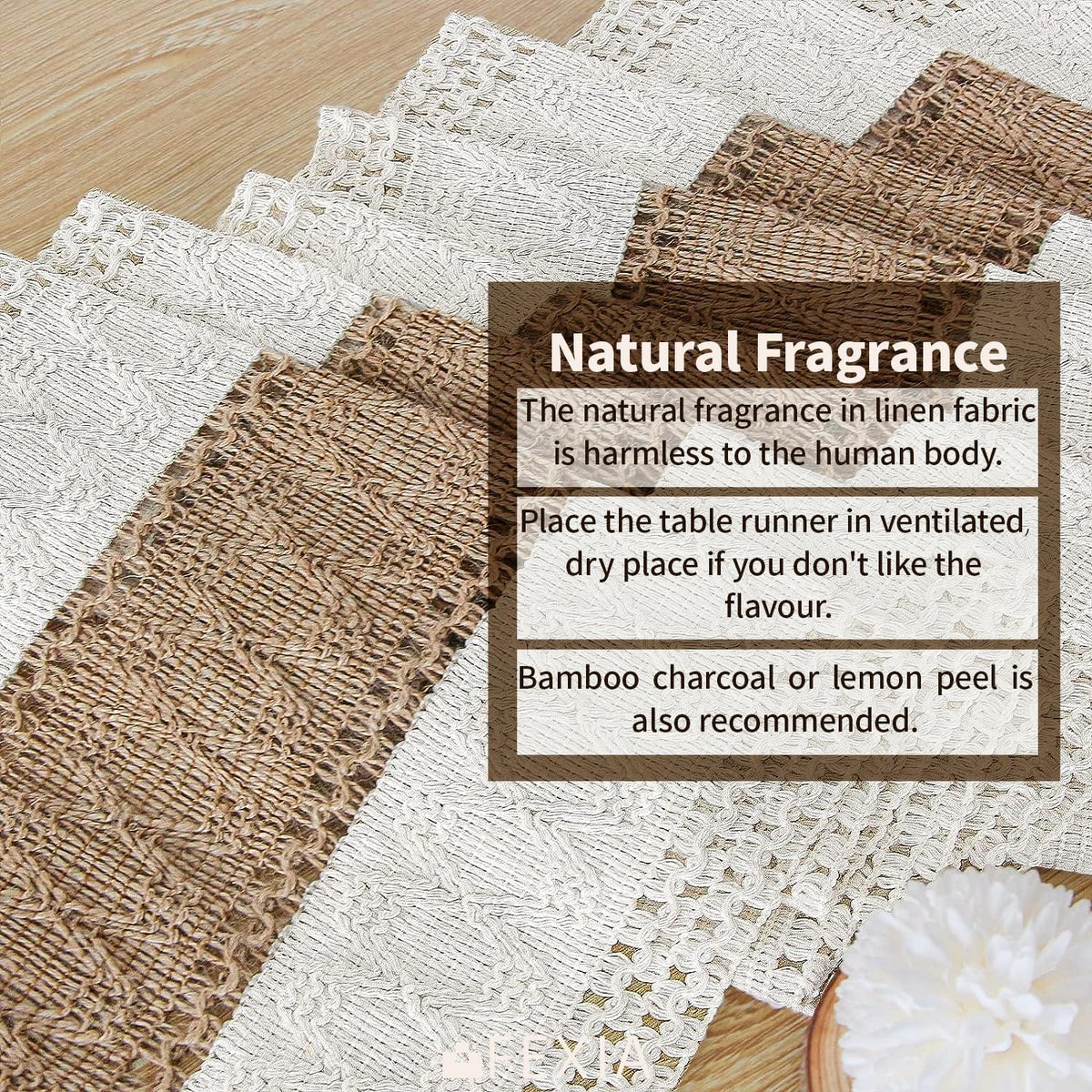 cotton and polyester blend construction that is hand-washable and gentle-cycle machine washable