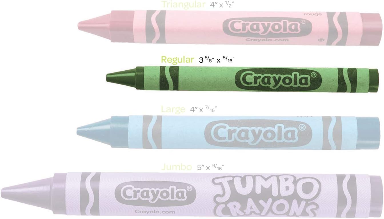 Crayola Bulk Crayon Gift Pack – Back-to-School Present for Students, Teacher Appreciation, and Birthday Gift for Kids