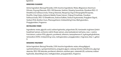 cream-based repairing spot treatment included in every kit