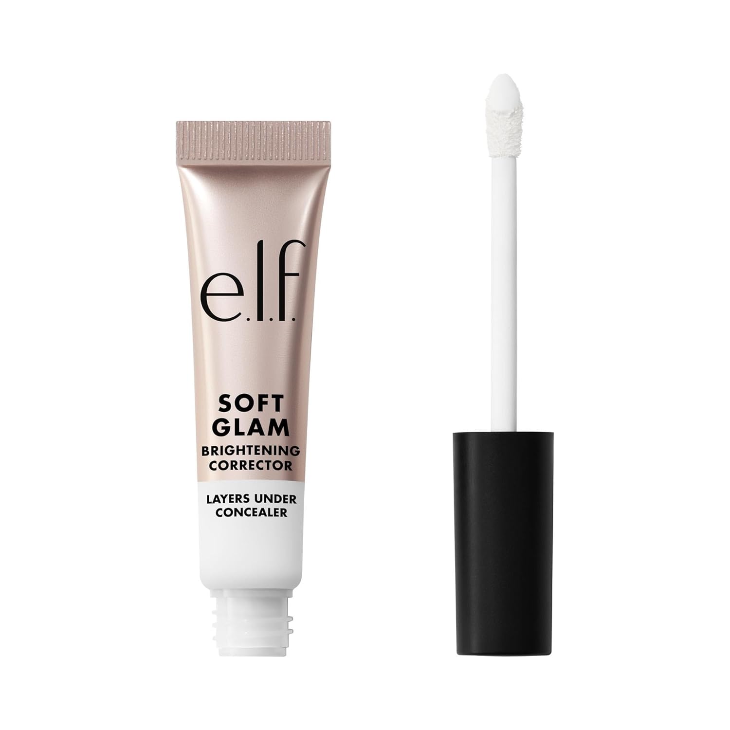 cream brightening corrector in a tube with flexible precision tip wand