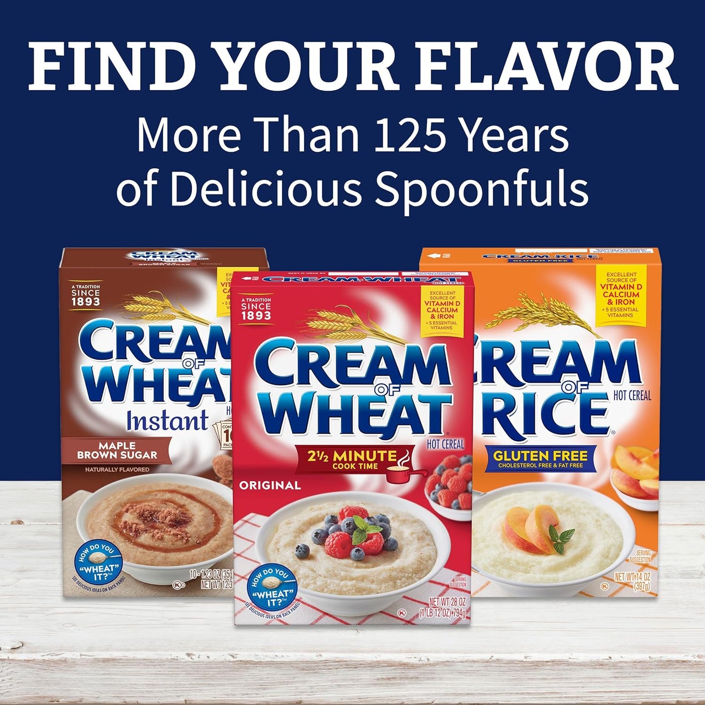 Cream of Wheat Original Hot Cereal – Iron and Calcium Wellness Breakfast for the Home Cooking Ritual