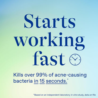 cream-to-foam dual-action formula suitable for face, chest, and back