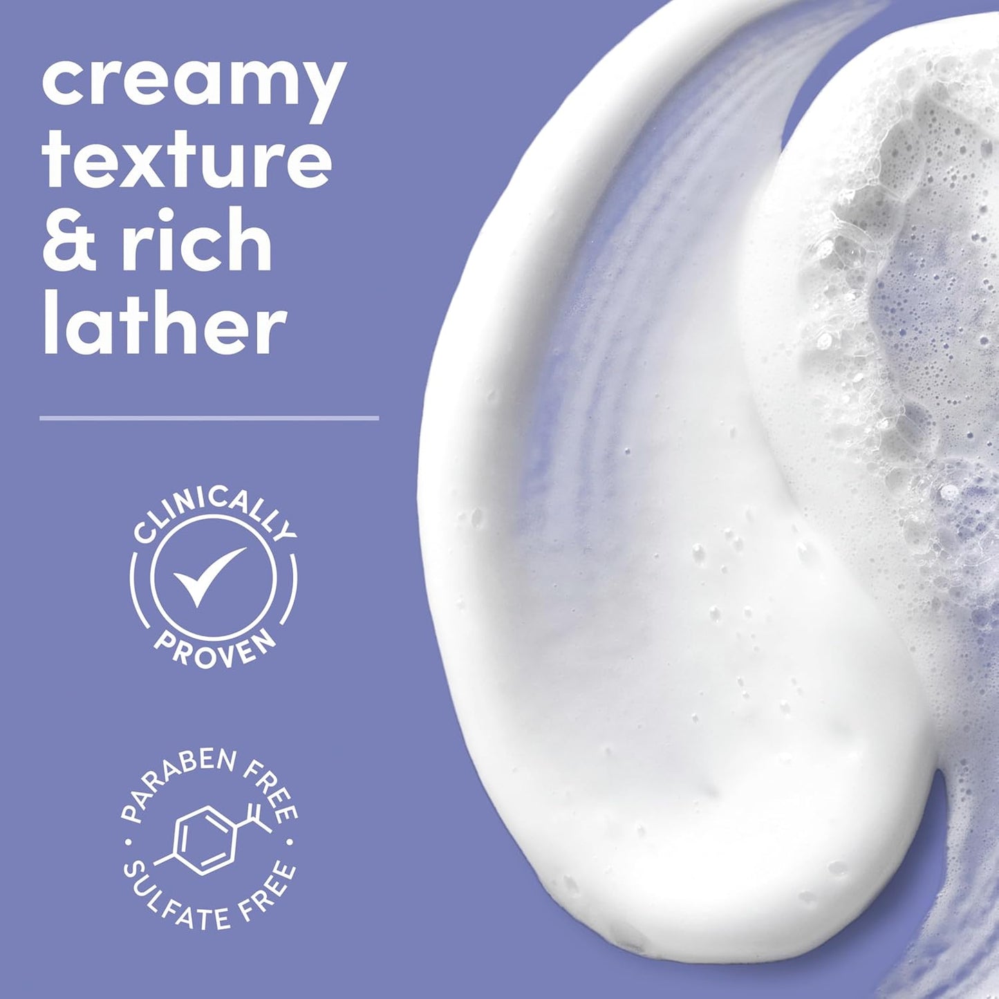 creamy serum formula that lathers into velvety foam