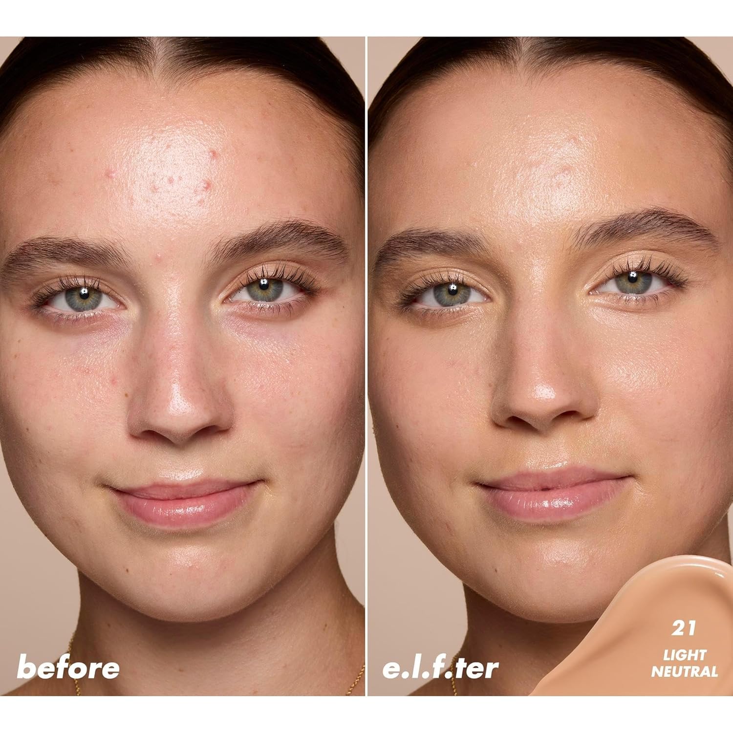 crease-resistant, cake-resistant, and transfer-resistant long-lasting formula