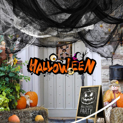 Creepy Cloth 6-Piece Gauze Set – Spooky Halloween Decor for Living Room and Bedroom Aesthetic