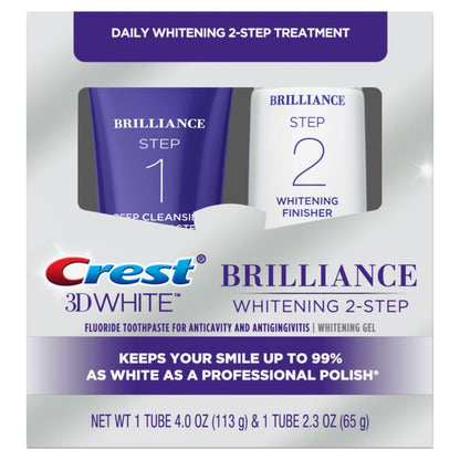 Crest 3D White Luxury Oral Care Duo – Elegantly Designed Teeth Whitening for the Sophisticated Bathroom