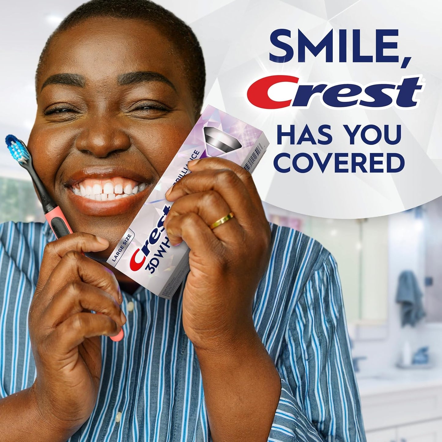 Crest 3D White Oral Care for Self-Care Lovers – Spa-Like Freshness in Your Bathroom Routine