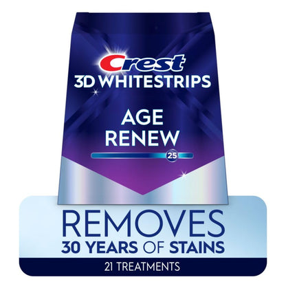Crest 3D Whitestrips Age Renew – 1-Hour Nightly Smile Treatment for Personal Wellness Rituals