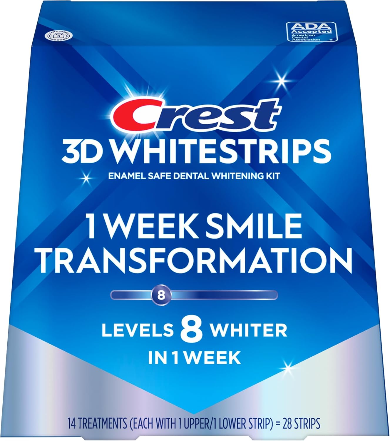 Crest 3D Whitestrips – Enamel-Safe Whitening Strips for a Confident Morning Routine
