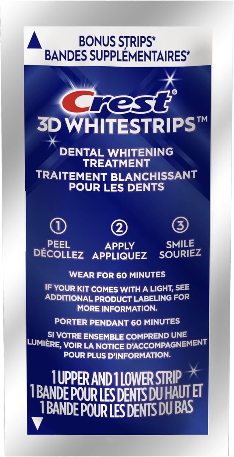 Crest 3D Whitestrips Professional Effects – Daily Whitening Treatment for a Radiant Smile & Mindful Morning Routine