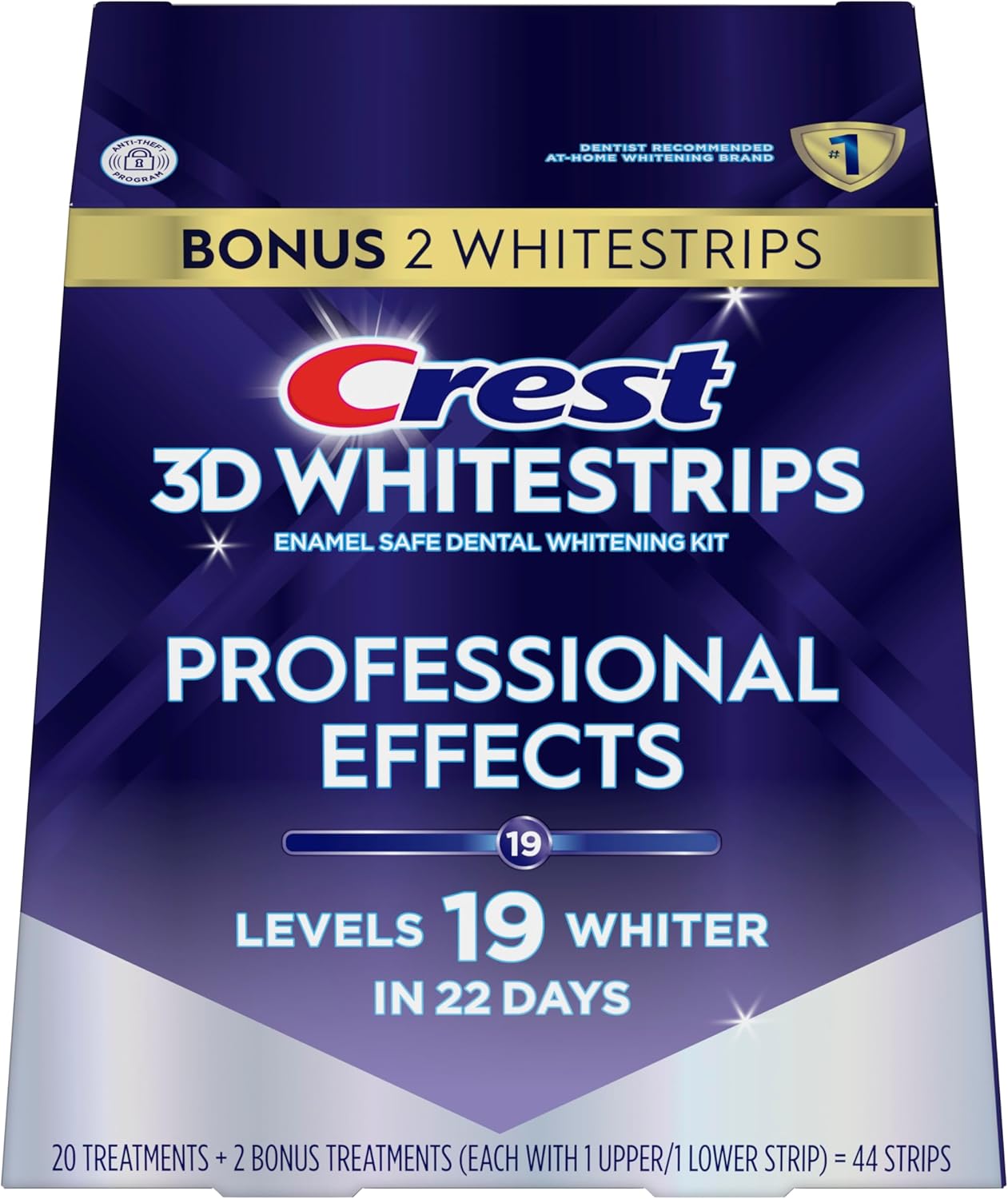 Crest 3D Whitestrips Professional Effects – Daily Whitening Treatment for a Radiant Smile & Mindful Morning Routine