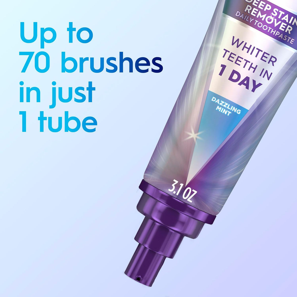 Crest 3DWhite Brilliance Deep Stain Remover Dazzling Mint Toothpaste - Brighter Smile Before Client Meetings and Interviews