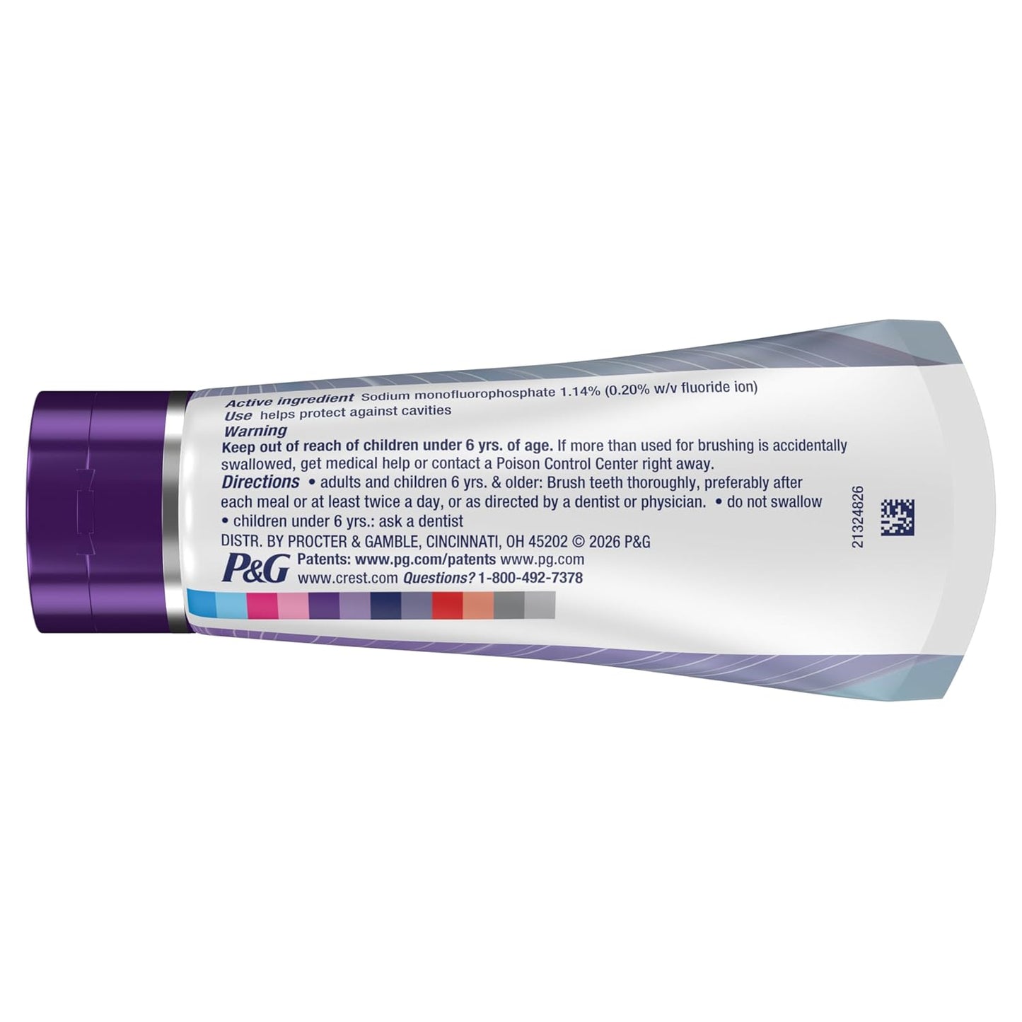 Crest 3DWhite Brilliance Deep Stain Remover Toothpaste – Office Bathroom Confidence Boost Before Client Meetings