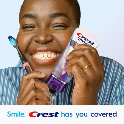 Crest 3DWhite Brilliance Deep Stain Remover Toothpaste – Office Bathroom Confidence Boost Before Client Meetings