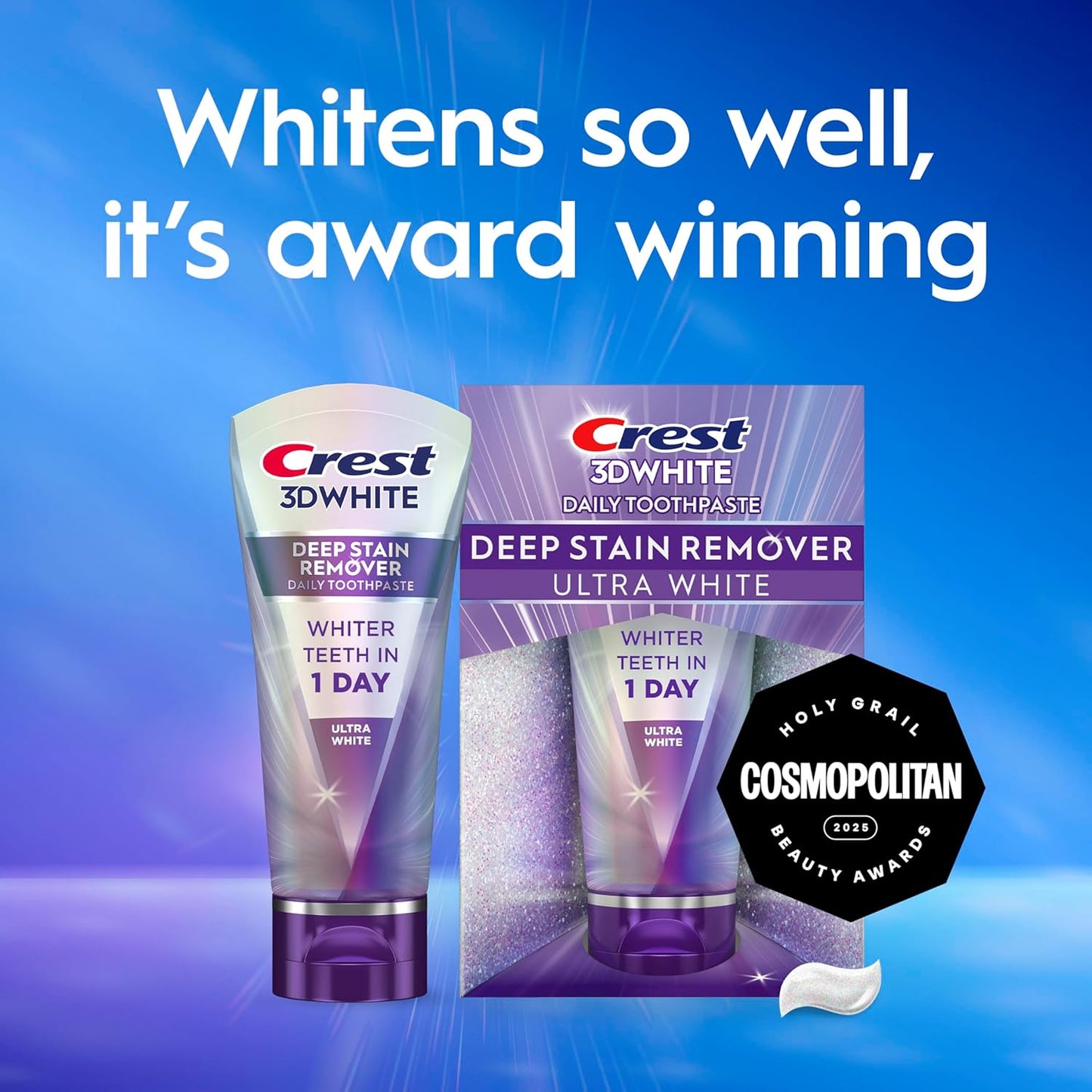 Crest 3DWhite Brilliance Deep Stain Remover Toothpaste – Office Bathroom Confidence Boost Before Client Meetings