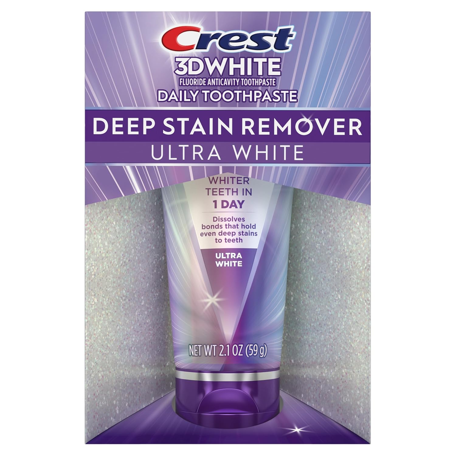 Crest 3DWhite Brilliance Deep Stain Remover Toothpaste – Office Bathroom Confidence Boost Before Client Meetings