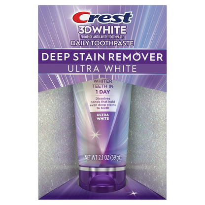 Crest 3DWhite Brilliance Deep Stain Remover Toothpaste – Office Bathroom Confidence Boost Before Client Meetings